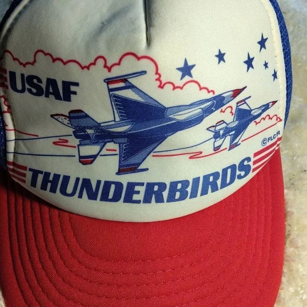 Vintage USAF Thunderbirds Truckers Cap